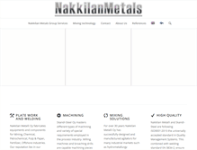 Tablet Screenshot of nakkilanmetals.com